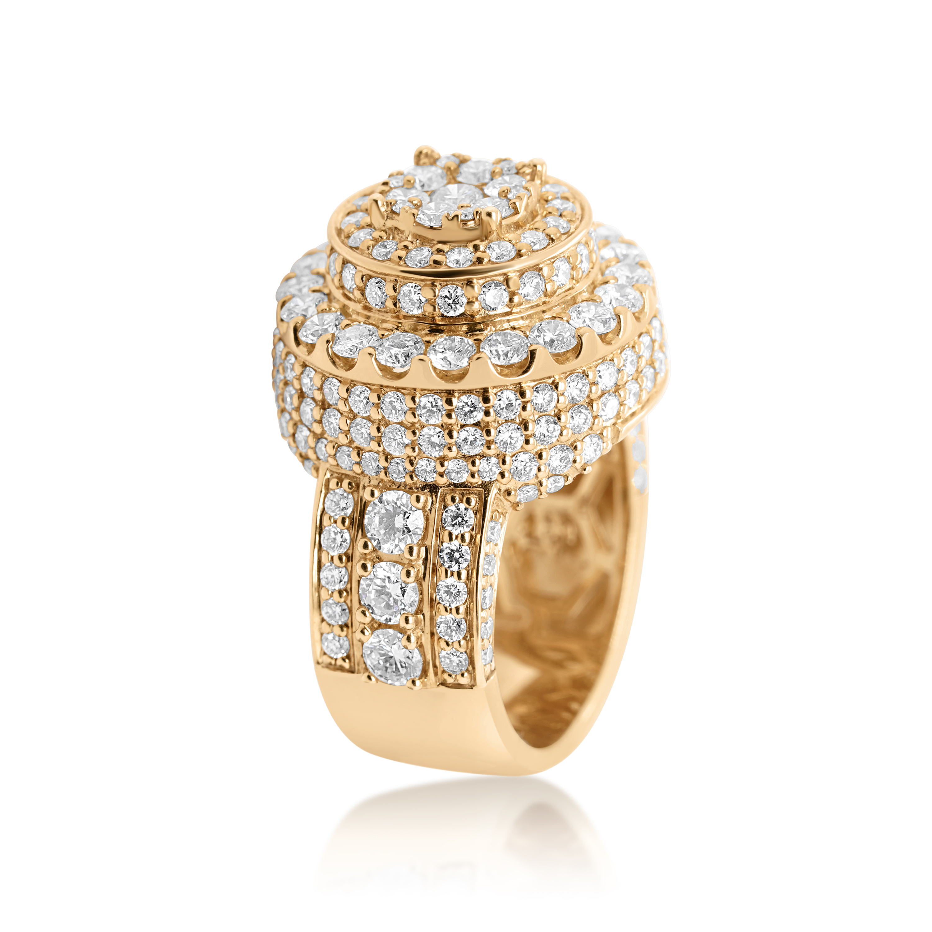 Diamond Ring 5.81 ct. 10K Yellow Gold